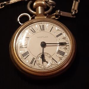 Mens westclock working pocket watch